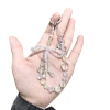 European and American high-end crystal bow mobile phone chain beaded pendant, light luxury style keychain pendant, women's style, Internet celebrity style Application Scenario